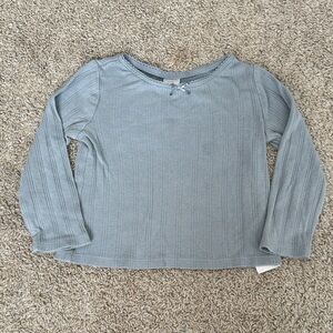 GAP Light Blue Pointelle Tee